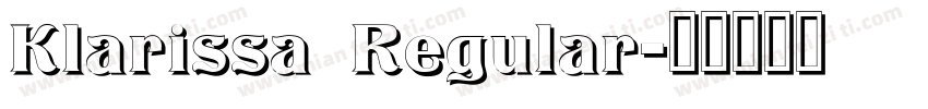 Klarissa Regular字体转换